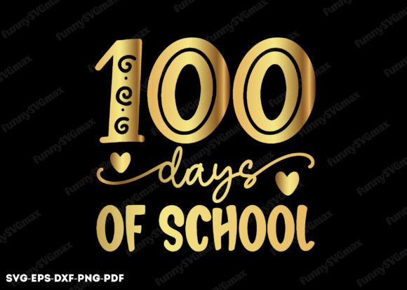100 Days of School Svg, Back to School