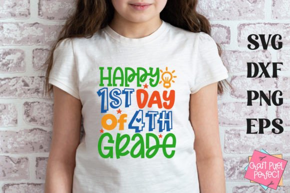 4th Grade Back to School Shirt Svg: Graphics & Crafts for Real Projects