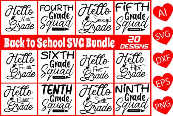 Back to School Free SVG Bundle Vol.5