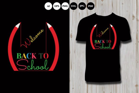 Back to School Lettering: Graphics for T-Shirt Designs