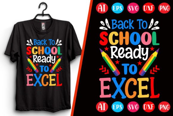 Back to School Ready T-shirt Design