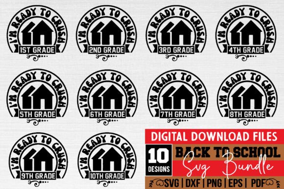 Back to School Svg Design Bundle Vol 2: Graphics and Crafts