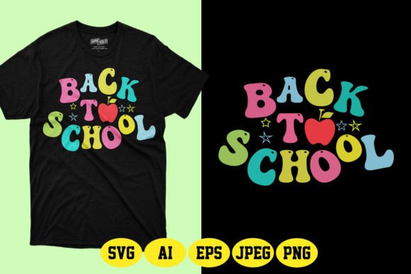 Back to School SVG T-Shirt Design 2