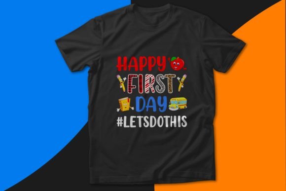Back to School Typography Vector T-shirt