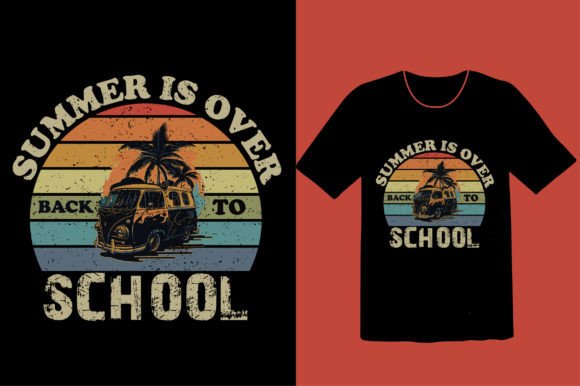 Retro Back to School T Shirt Graphics