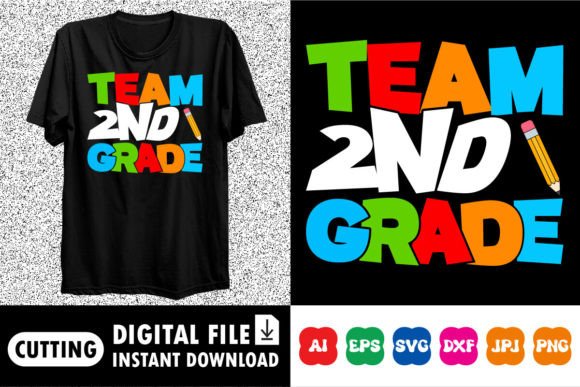 Team 2nd Grade Back to School Graphics